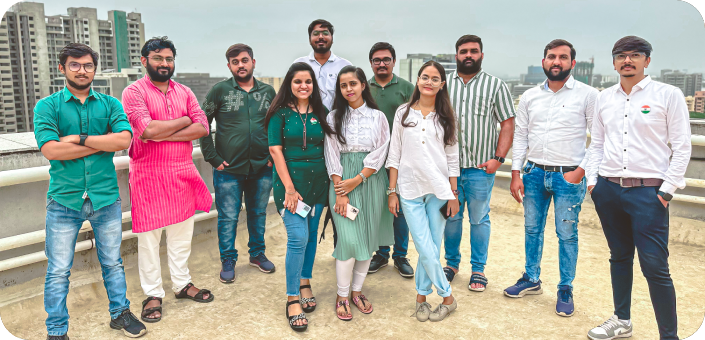 Group Photo on Old Office Terrace